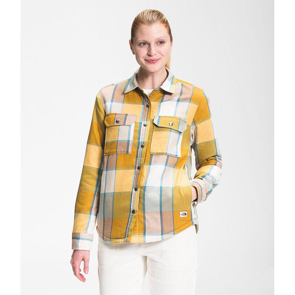 The North Face Campshire Γυναικεια Πουκάμισα - Κίτρινα (YQEC96524)